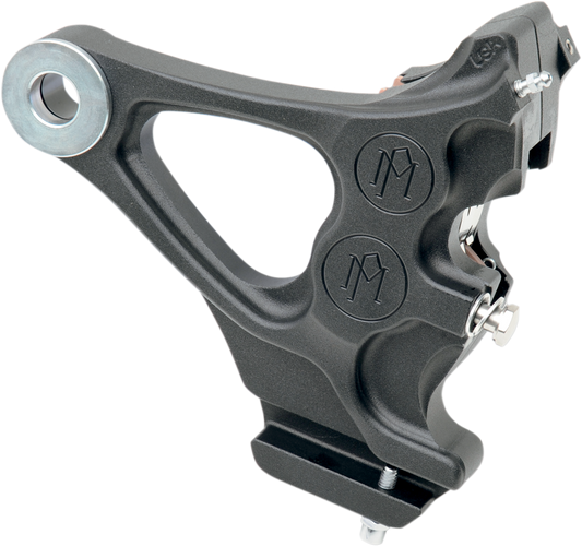 PERFORMANCE MACHINE (PM) 4-Piston Caliper - Rear - Black Ops™ - 84-99 Softail 1274-0076-SMB