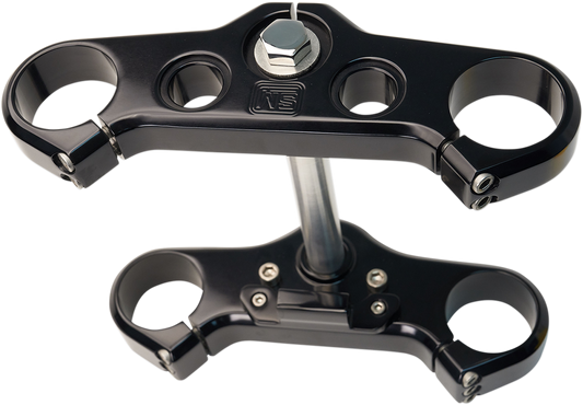 SPEED MERCHANT Elite Triple Trees - 49 mm - Black - '18-'20 FXFB SM-FATBOBTTB
