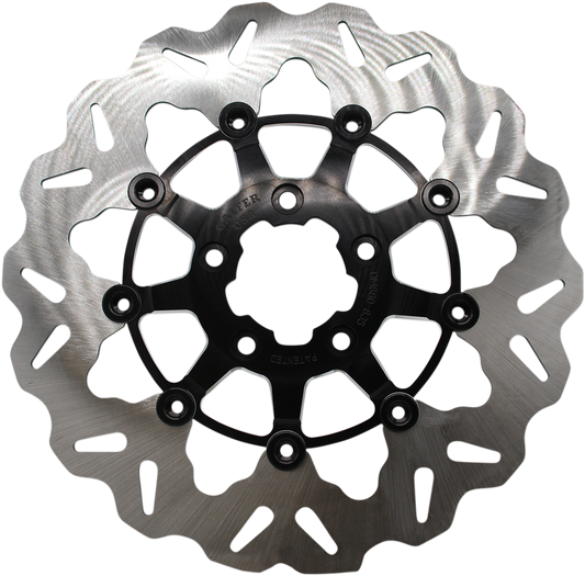 GBRAKES Front Wave® Rotor - Black Carrier DF680CW-C