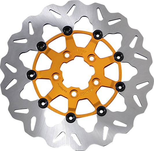 GBRAKES Front Wave® Rotor - Gold Center DF835CW-G