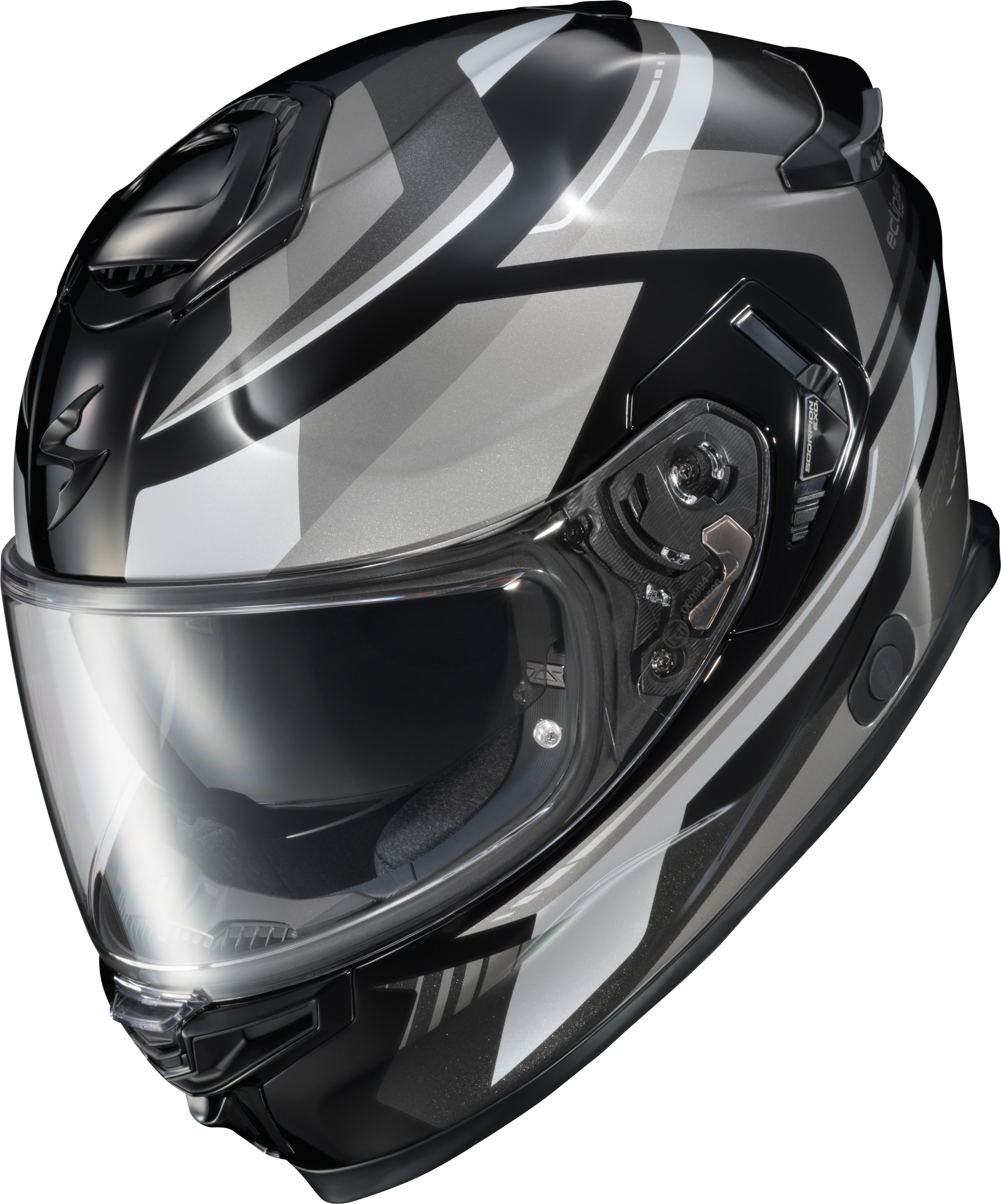 Scorpion EXO ECL-1113 Exo Eclipse Full Face Helmet Lunar White/Black Sm