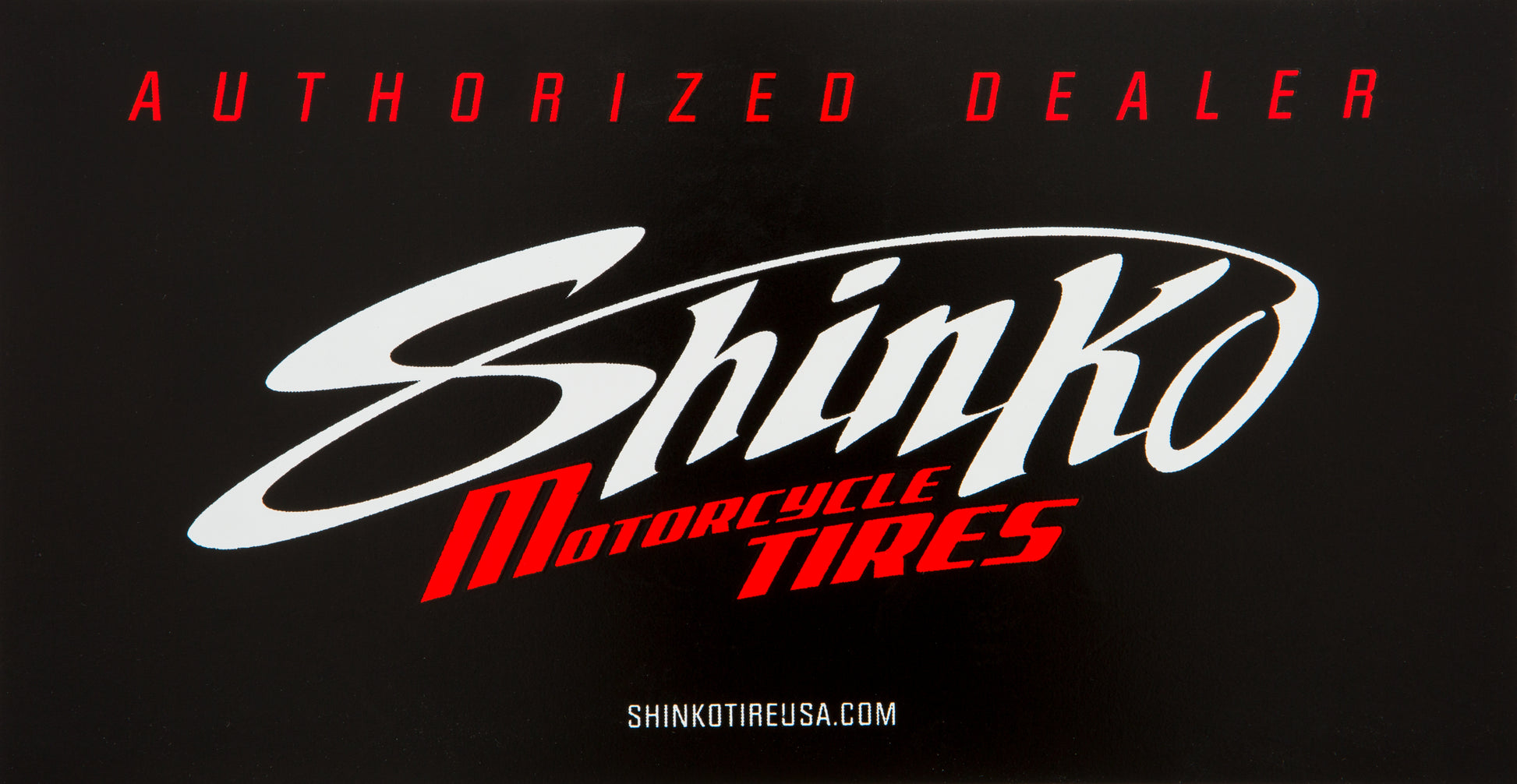 Shinko Authorized Dealer Window Decal - 4.25 x 8.125 inches