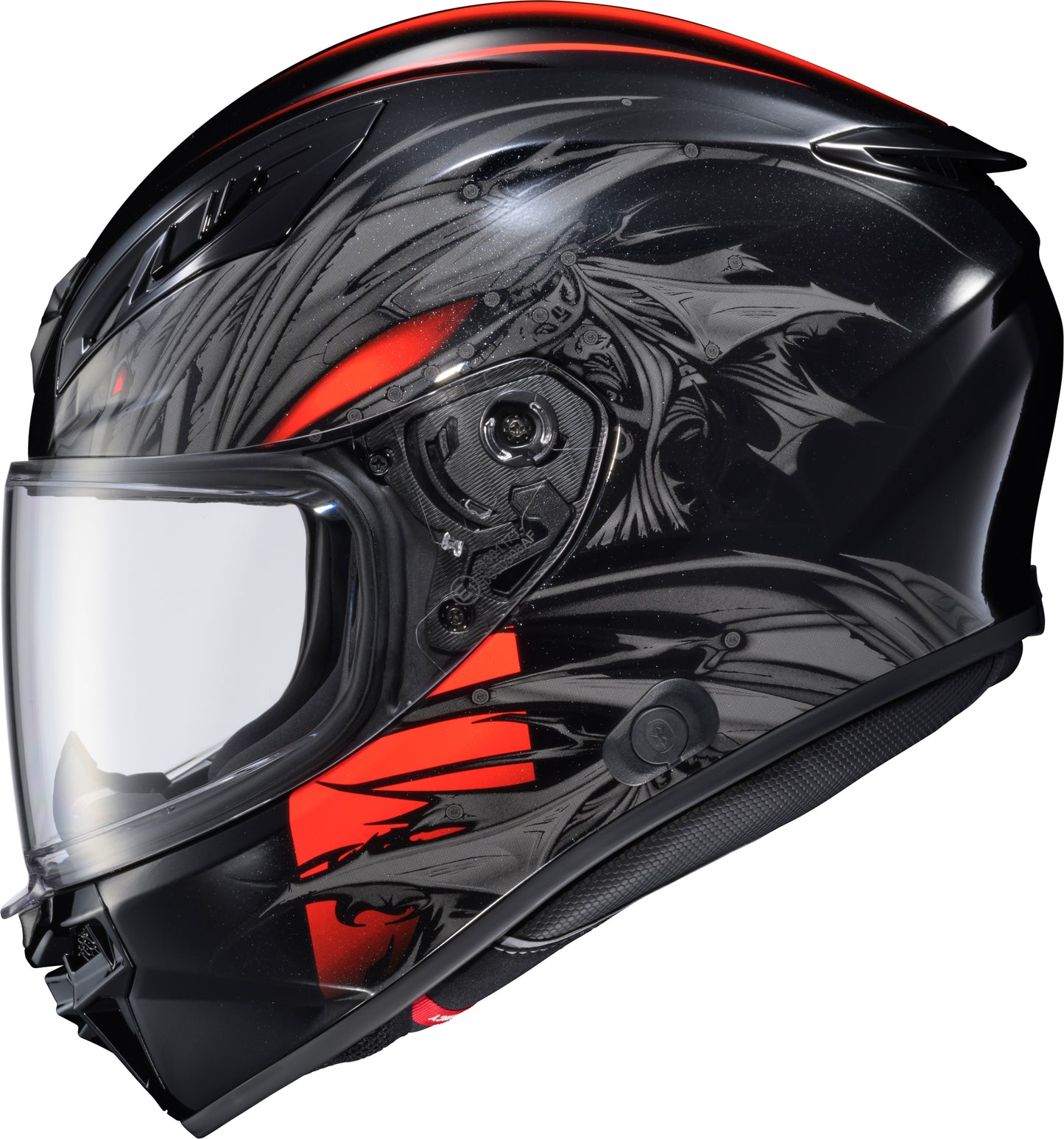 Scorpion EXO Exo R430 Wyvern Black and Red Small Full Face Helmet