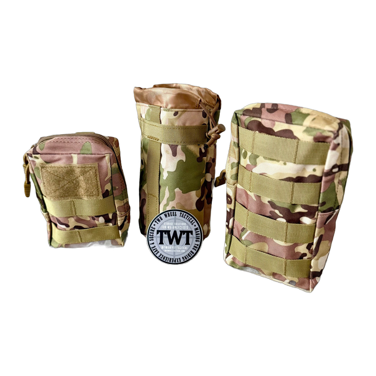 TWT 3pc Molle Bag Set in Black