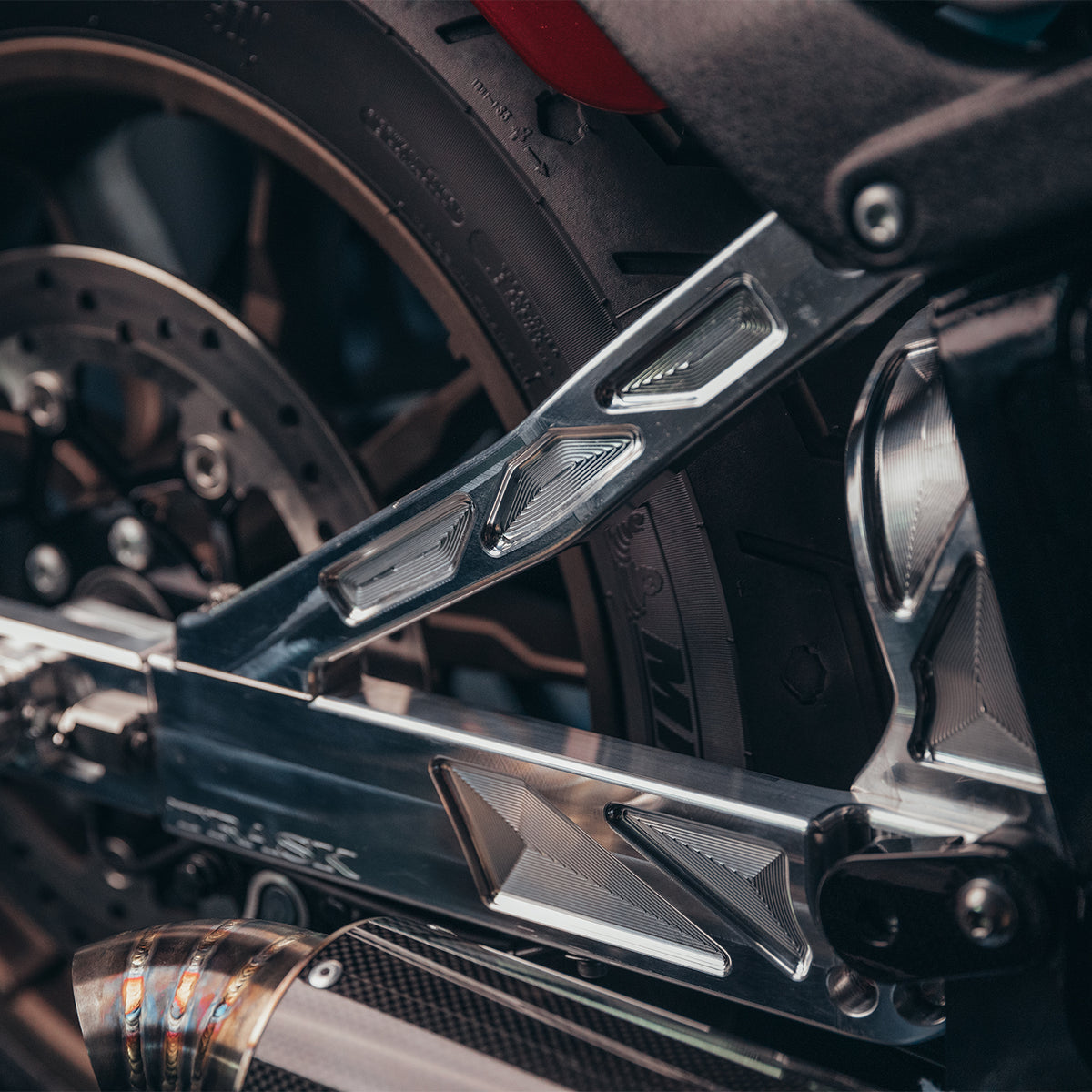 TRASK Billet Aluminum Swingarm Kit - 18+ Softail