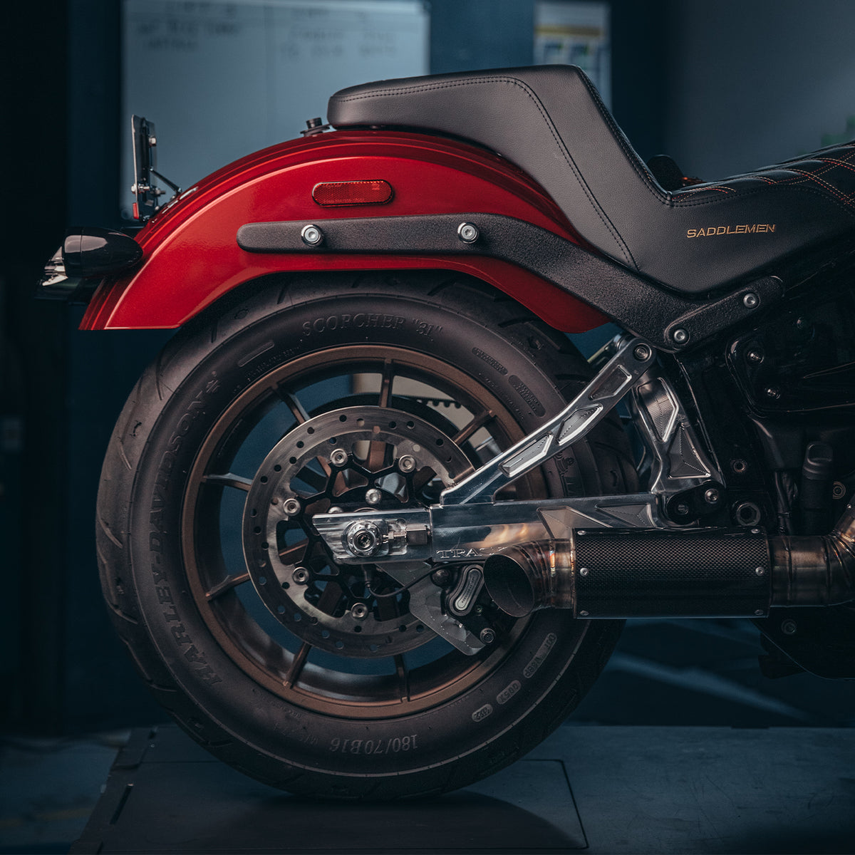 TRASK Billet Aluminum Swingarm Kit - 18+ Softail