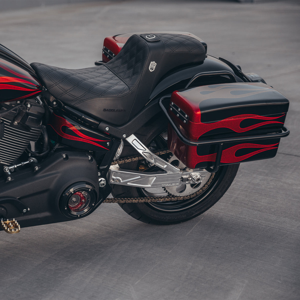 TRASK Billet Aluminum Swingarm Kit - 18+ Softail