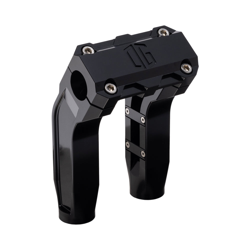 OG 6.5" Pull Back Risers - Black Chrome Limited Edition