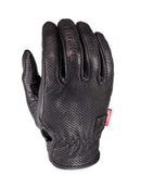 ODIN MFG ORIGINALS LEATHER GLOVES - BLACK PERFORATED