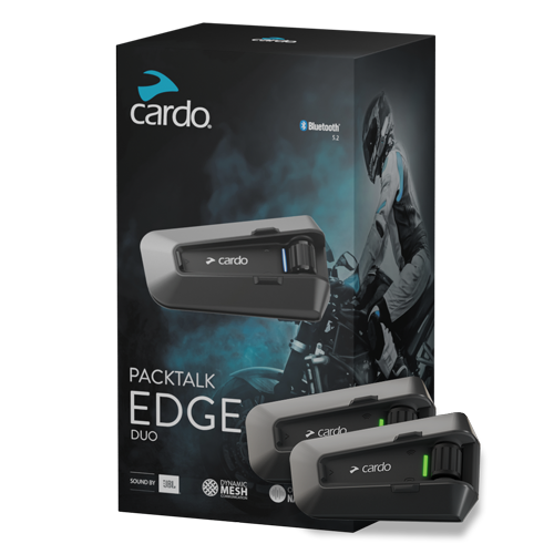 CARDO PACKTALK EDGE BLUETOOTH HEADSET DOUBLE