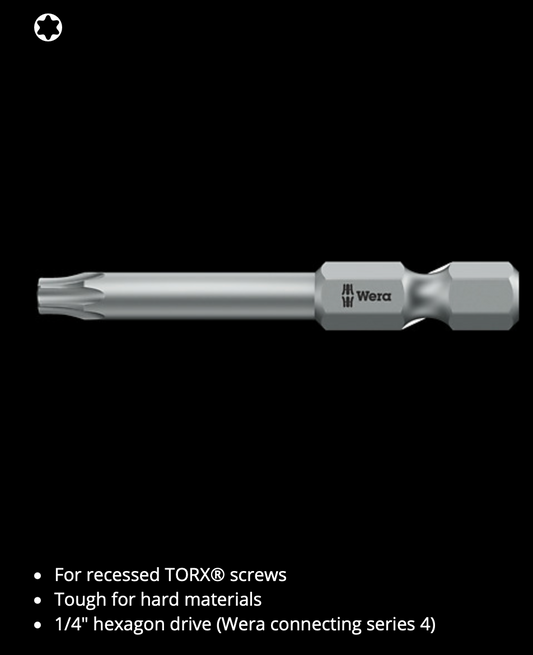WERA 867/4 Z TORX bits