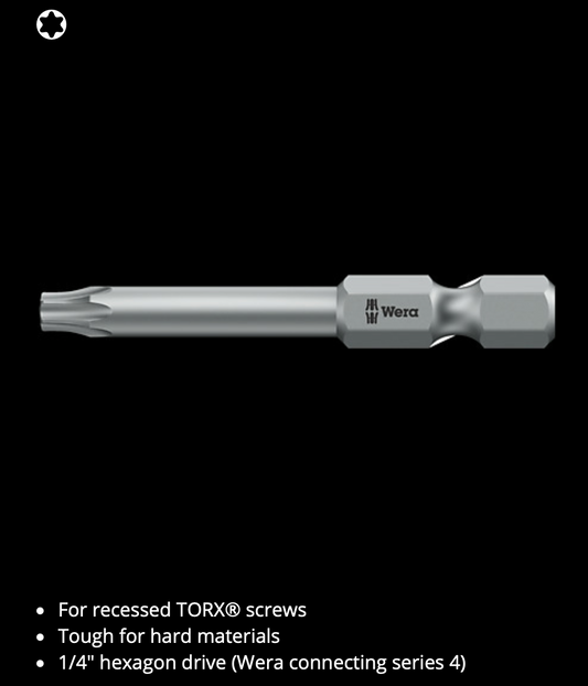 WERA 867/4 Z TORX bits