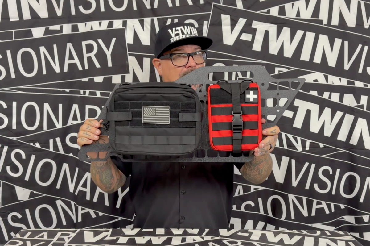 Two Wheel Tactical x V-Twin Visionary EXCLUSIVE Bagger Saddlebag Set-up