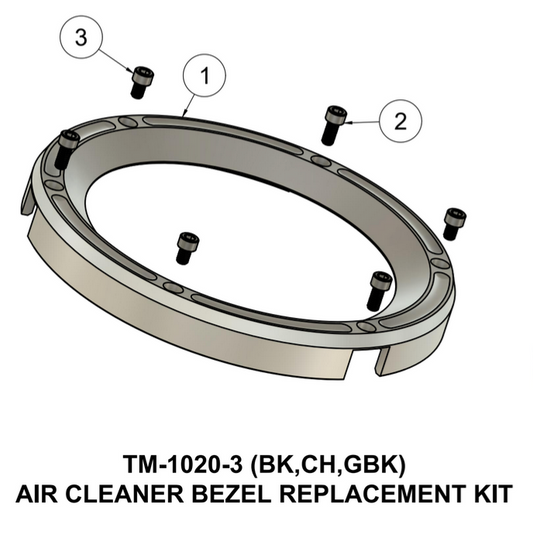 TRASK Assault Air Cleaner Bezel Replacement Kit