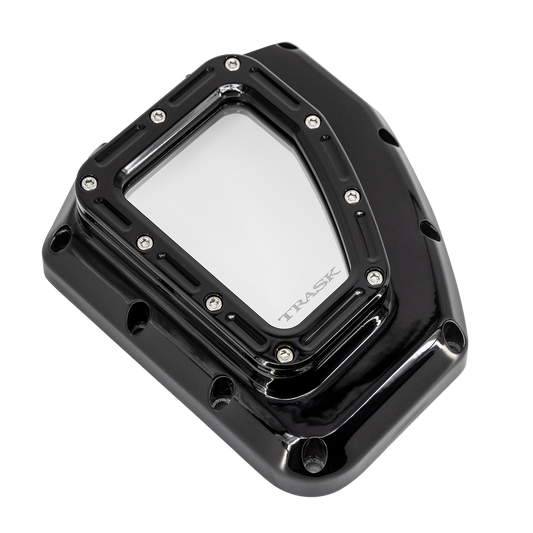 TRASK Assault Series CAM Cover With Window for Twin Cam & M8