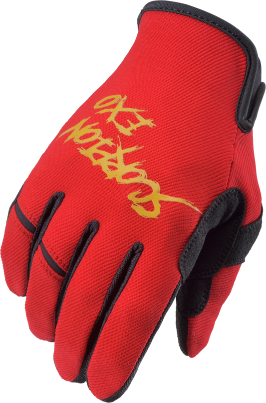 Scorpion EXO Air Stretch Gloves Grind Red/Gold - Part G46-018 for Motorcycle and Bike Riding
