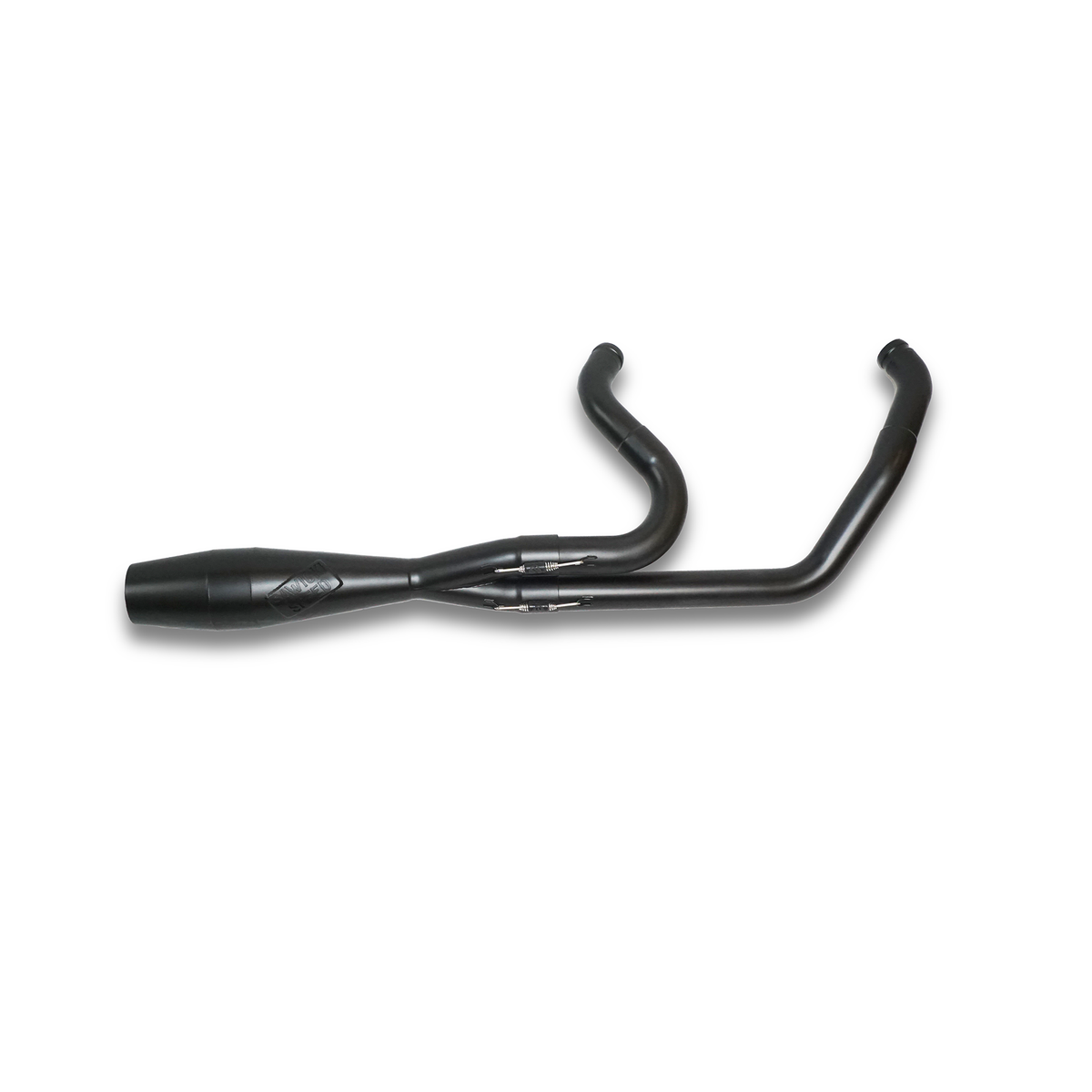 Sawicki Speed 930-02623 M8 Softail Shorty Cannon Black Exhaust