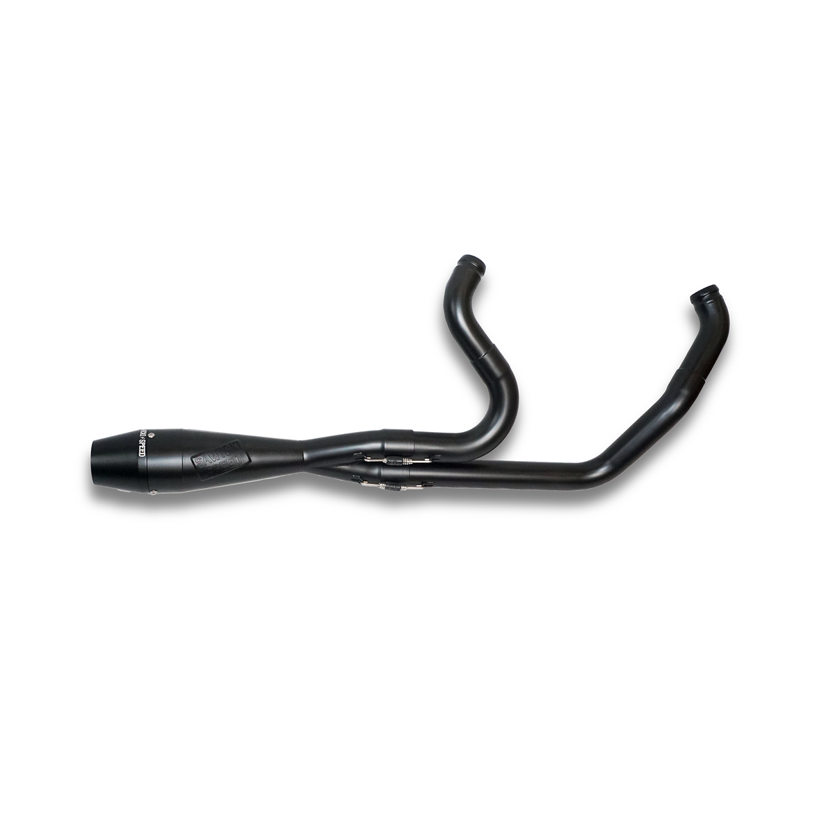 Sawicki Speed 930-02622 M8 Softail Shorty Black Exhaust System
