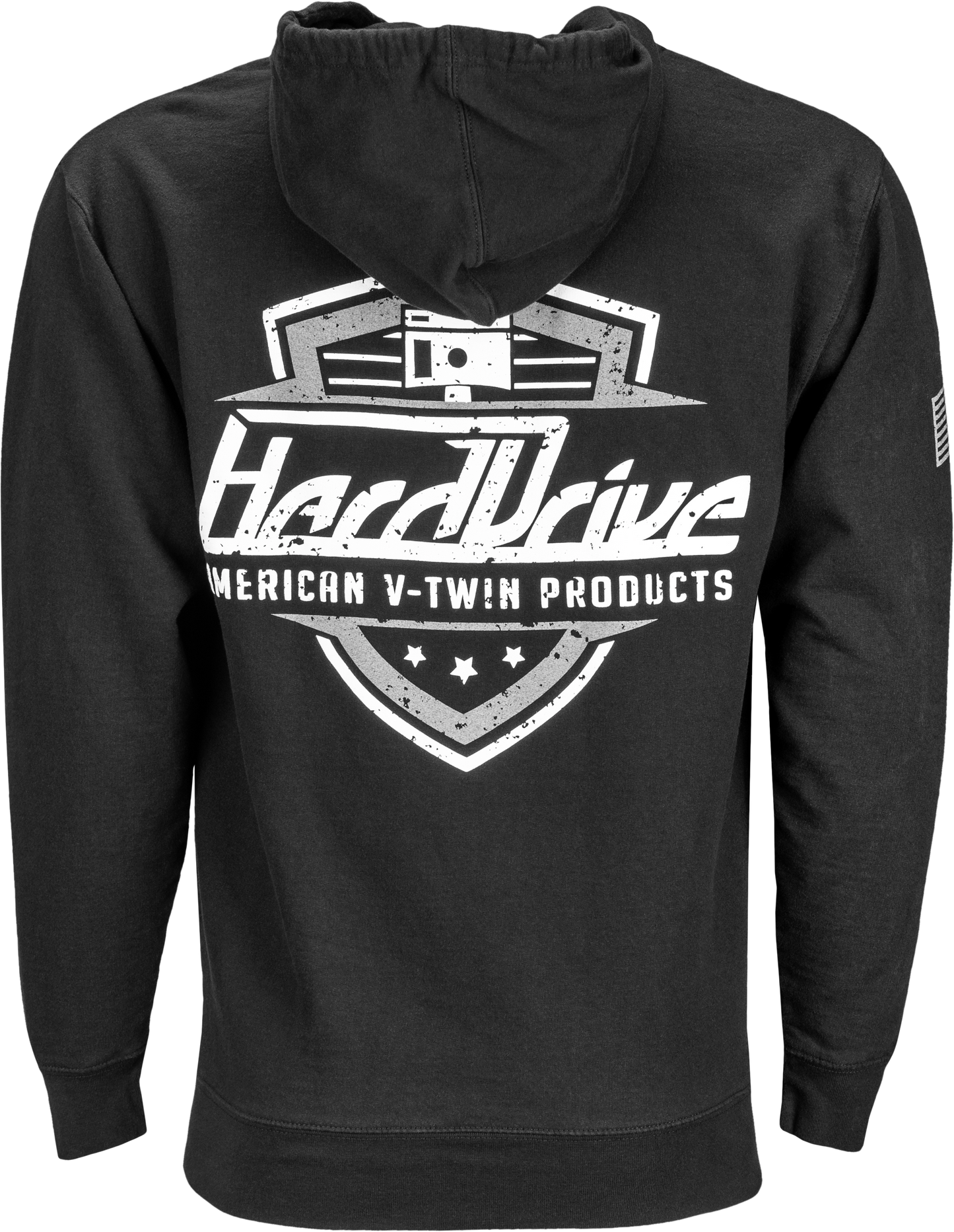 Harddrive Shield Hoodie Black/White Large by Harddrive - Part #800-0209L