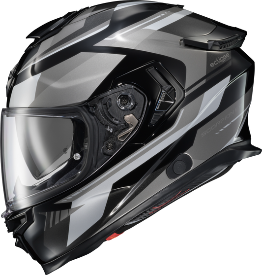 Scorpion EXO ECL-1115 Exo Eclipse Full Face Helmet - Lunar White/Black, Large