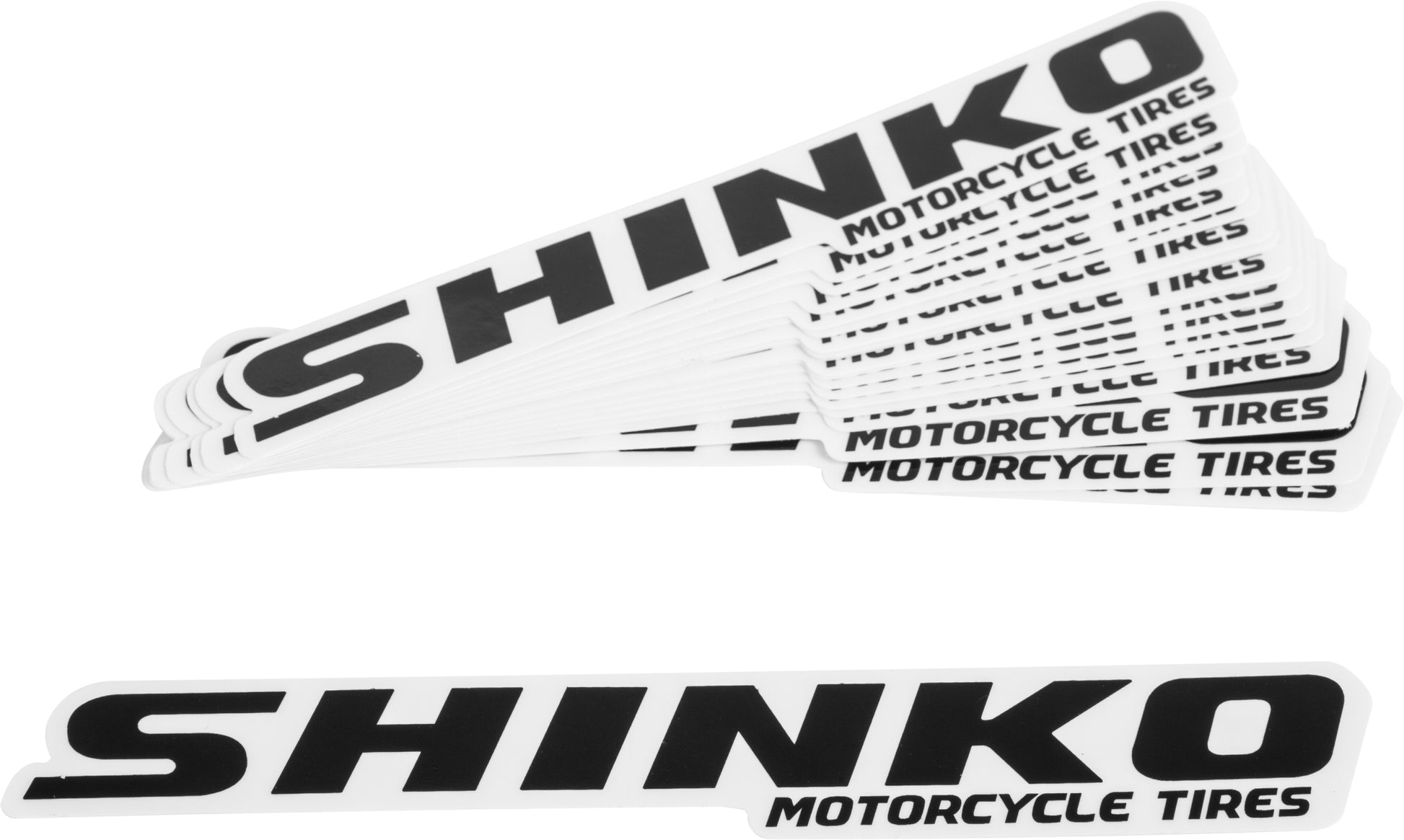 Shinko 87-8300B 6-Inch Black Decal Pack of 20