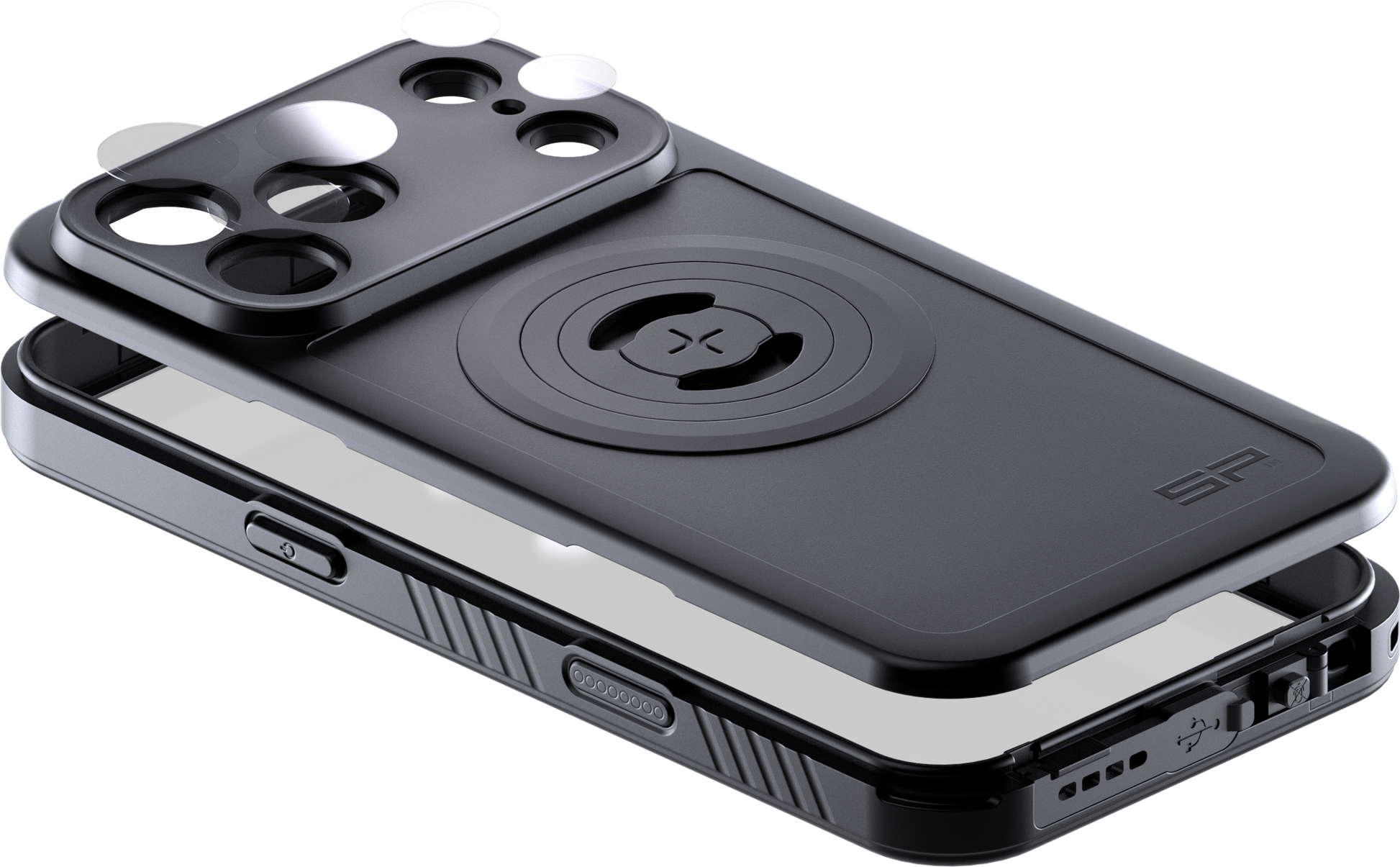 SP CONNECT Phone Xtreme Case SPC+ for Apple iPhone 17 Pro Max - Black