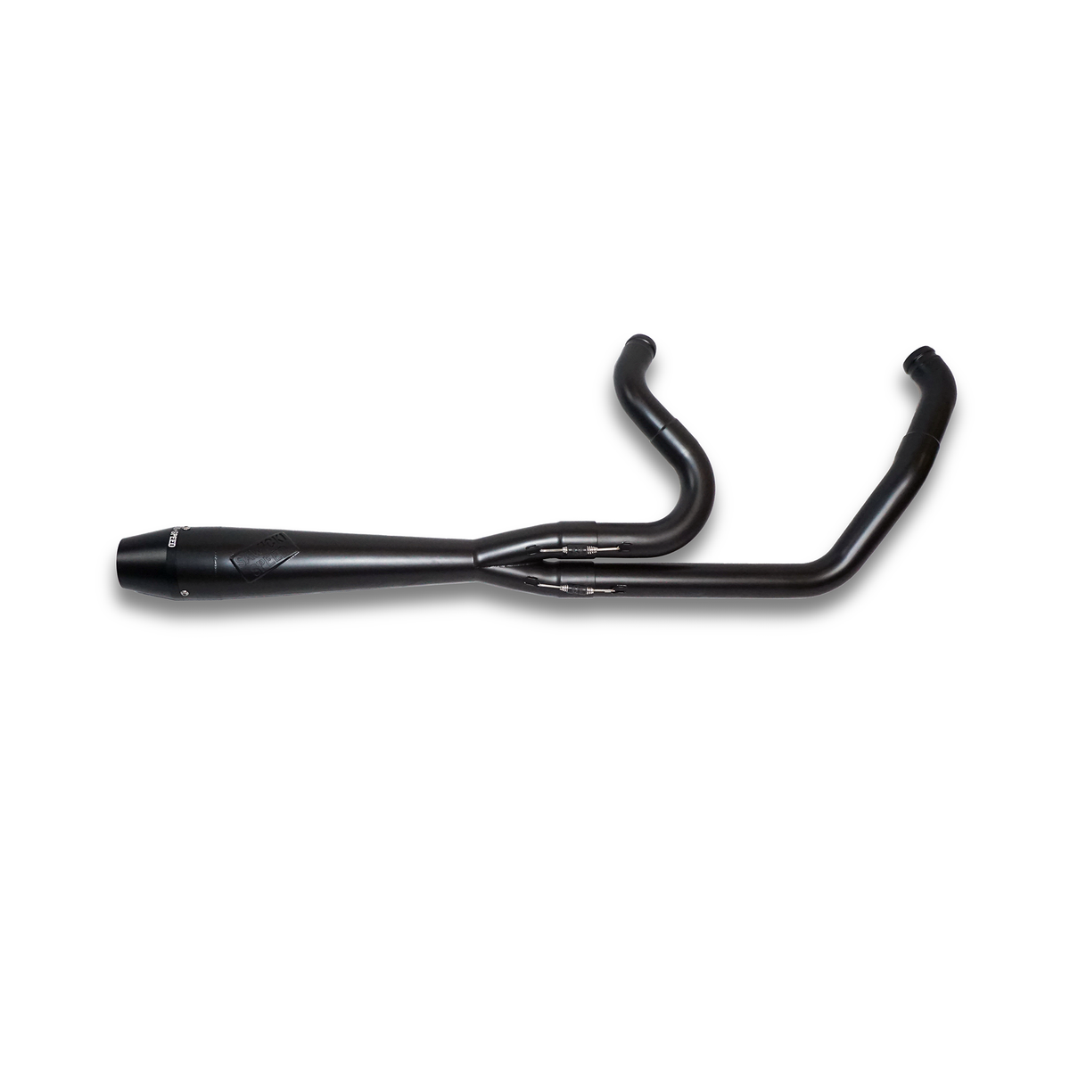Sawicki Speed 930-02626 M8 Softail Mid-Length Black Ceramic Exhaust Headers