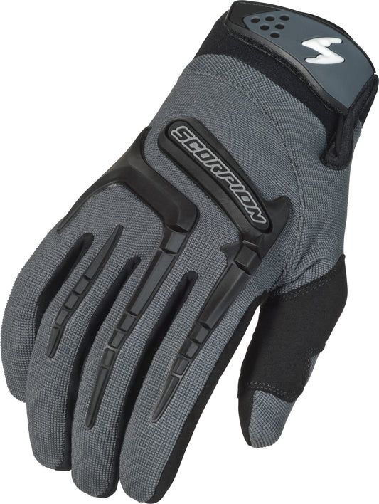 Scorpion EXO G12-166 Skrub Gloves Grey XL - Durable Motorcycle Gear