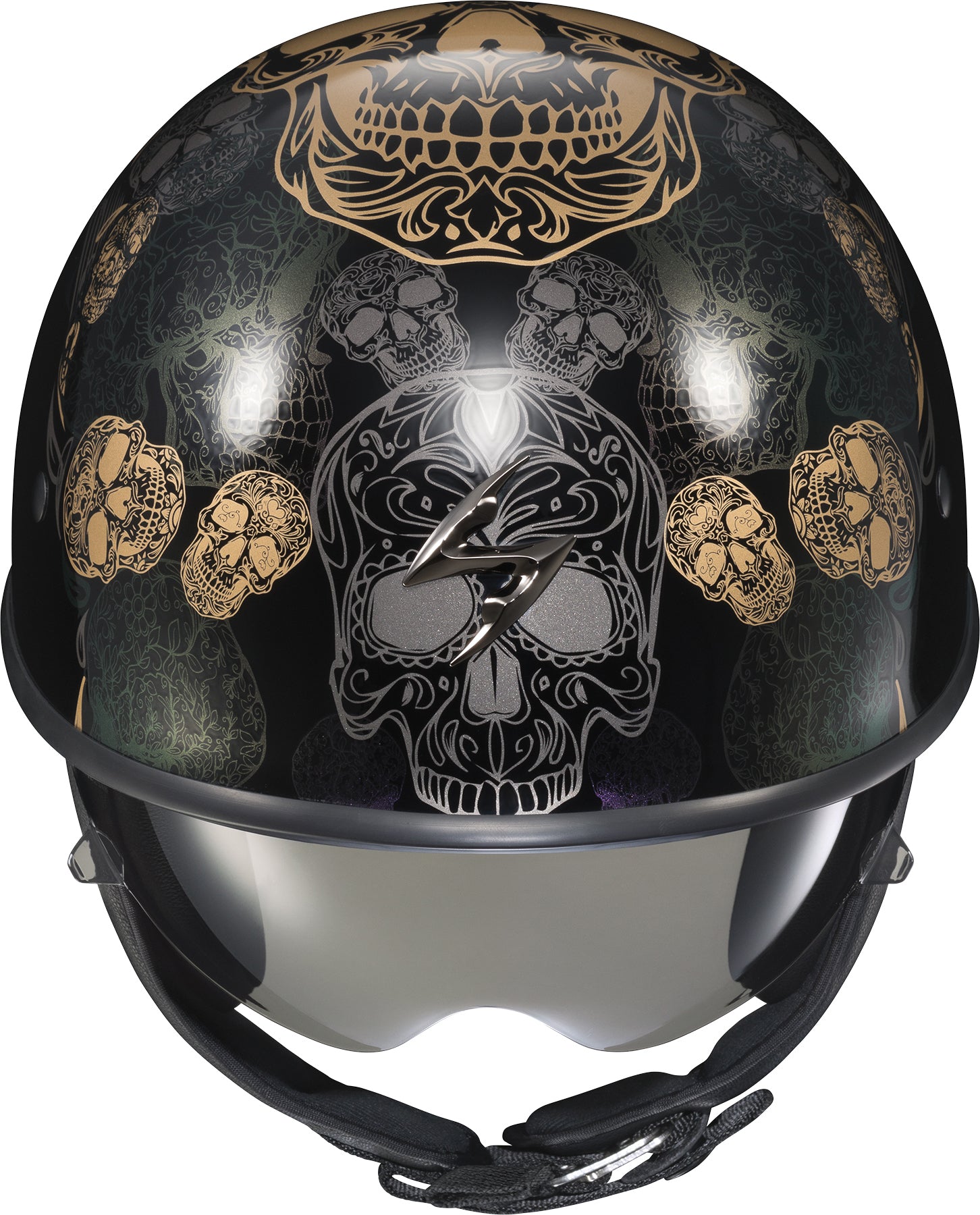 Scorpion EXO C90 Open Face Helmet Kalavera Large * Stylish Motorcycle Helmet with Superior Comfort