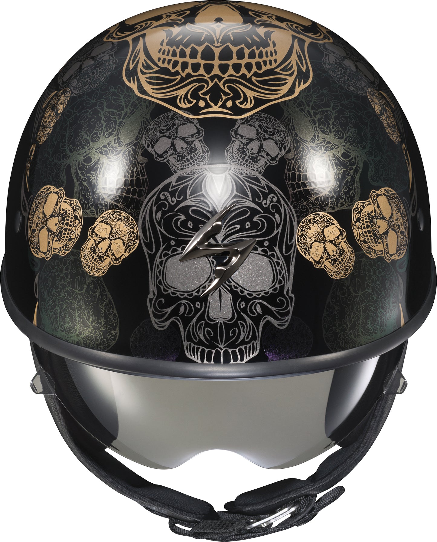 Scorpion EXO C90 Open Face Helmet Kalavera Md * Lightweight Motorcycle Helmet with Premium Safety Features