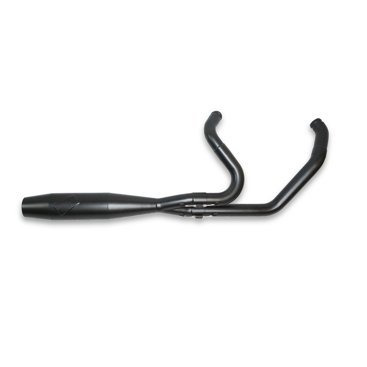 Sawicki 930-02607 M8 Touring Mid-Length Cannon Black Exhaust Headers