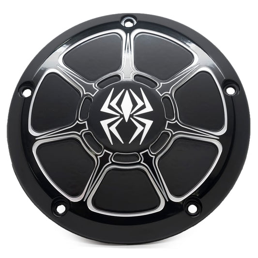 Rekluse Derby Cover – Black Gloss – Harley (CHECK MODEL)