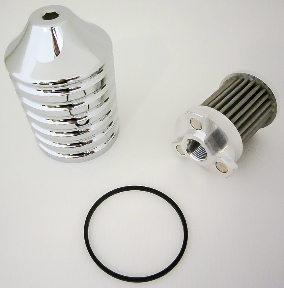 HARDDRIVE BILLET REUSABLE OIL FILTER