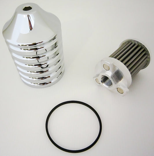 HARDDRIVE BILLET REUSABLE OIL FILTER