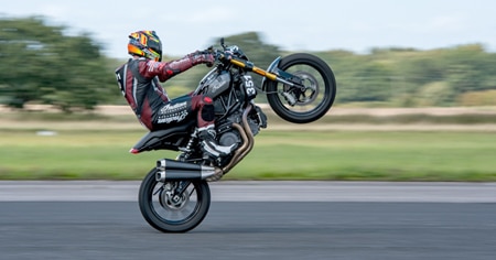 ftr 1200 wheelie