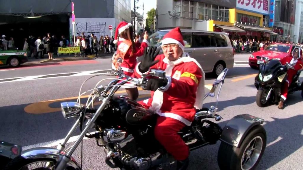harley santa parade japan