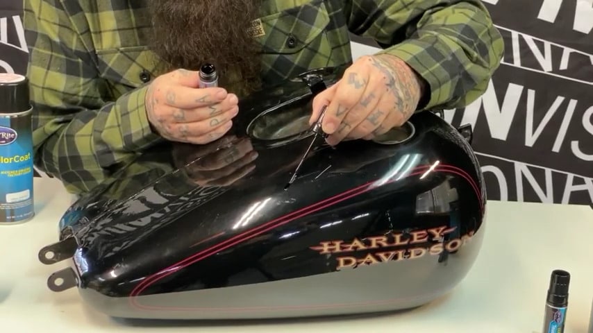 Colorrite Color Diy Motorcycle Paint Fix How To V Twin Visionary - Colorrite Motorcycle Paint