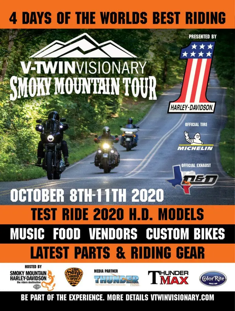 V-twin Visionary Smoky Mountain Tour