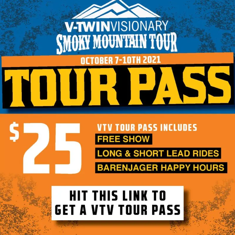 VTwin Visionary Smoky Mountain Tour 2021 Born To Ride Motorcycle