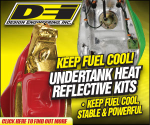 dei motorcycle undertank heat reflection kit