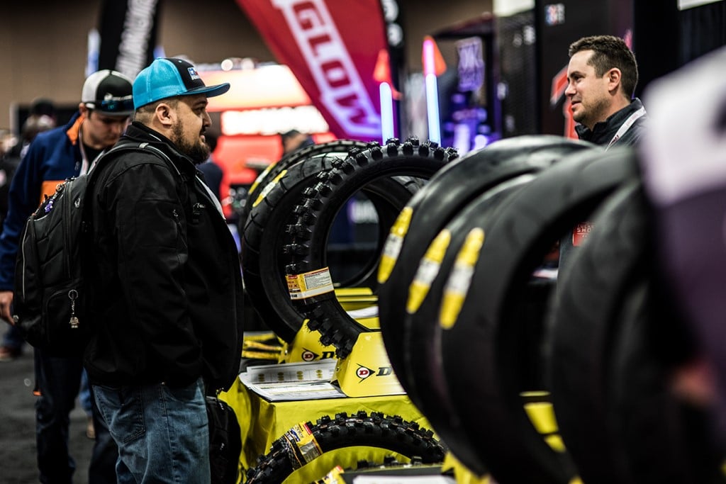 tucker powersports booth at aimexpo