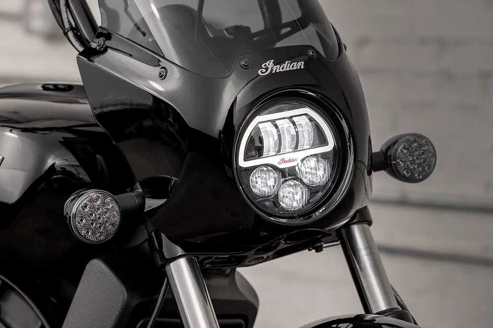 indian scout rogue led headlight