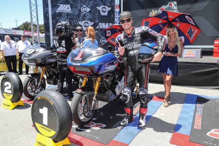 Kyle Wyman Leads HarleyDavidson King of the Baggers Sweep at Laguna