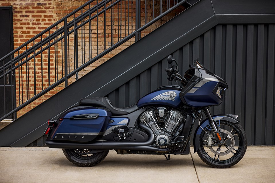 indian motorcycle challenger elite at rest