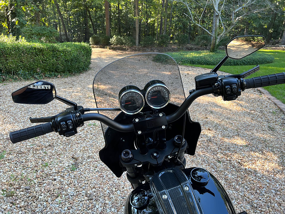 original garage moto risers on softail