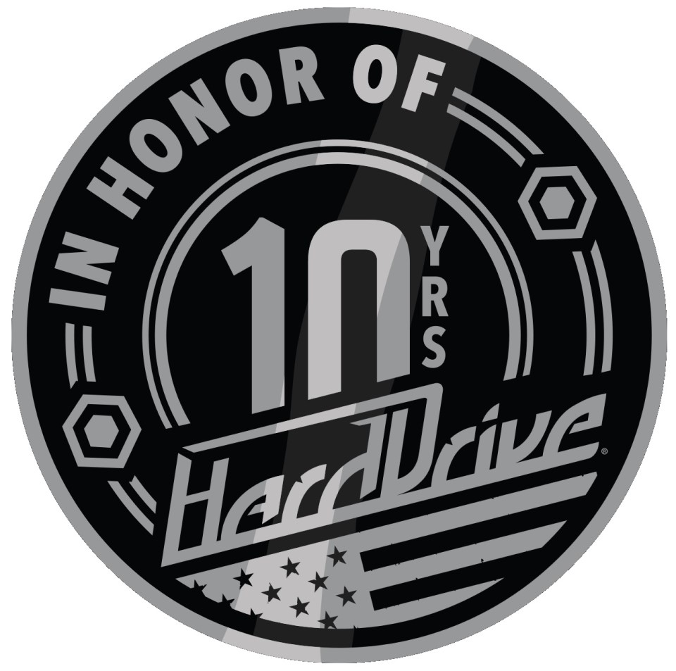 harddrive 10 year logo